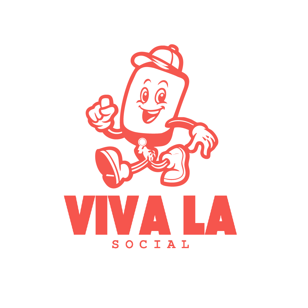 Viva la Social Logo mit Mascotte